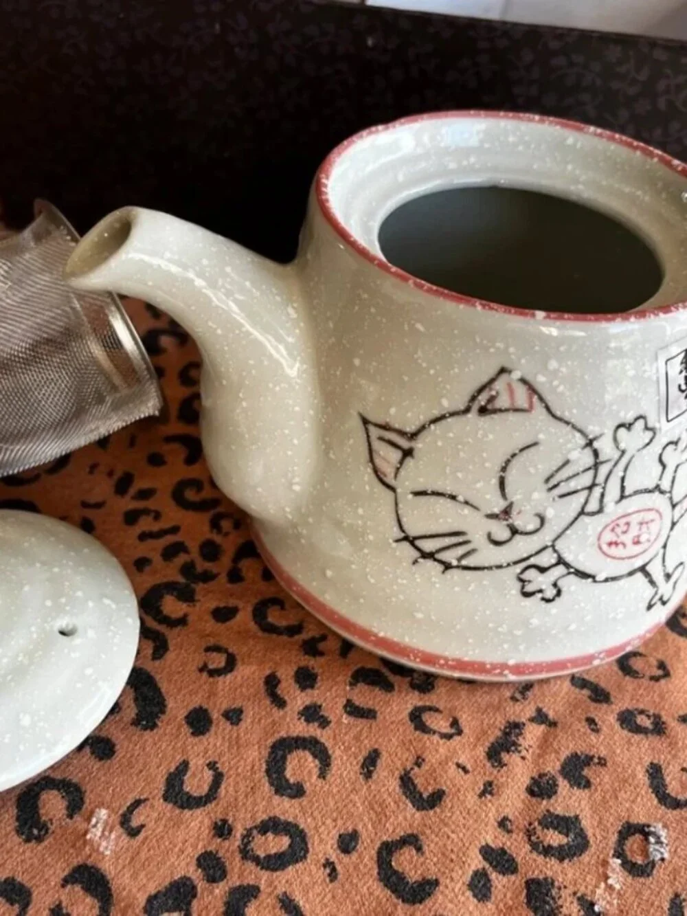 Nagoya Ye Hwa Ceramicware Japanese Hand Painted Cat Tea Set